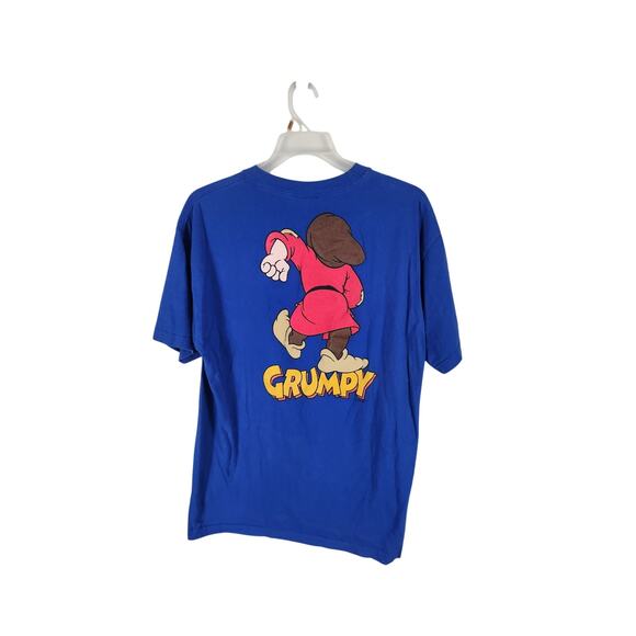 Excellent Condition Vintage Disney Grumpy Mirror Print T men's XL - Picture 2 of 4